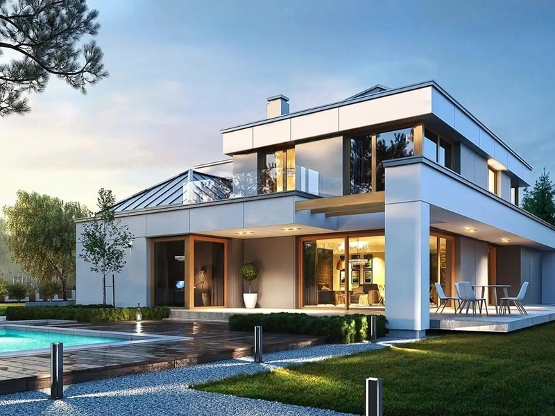 Применение архитектурного стекла в пассивных окнах дома