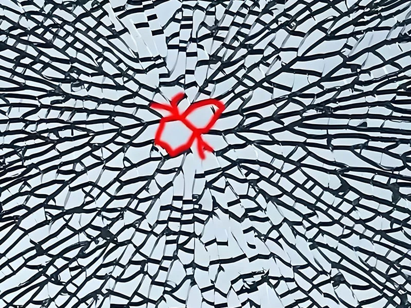 Как определить, вызвано ли разлом стекла самовзрывом или повреждением человека